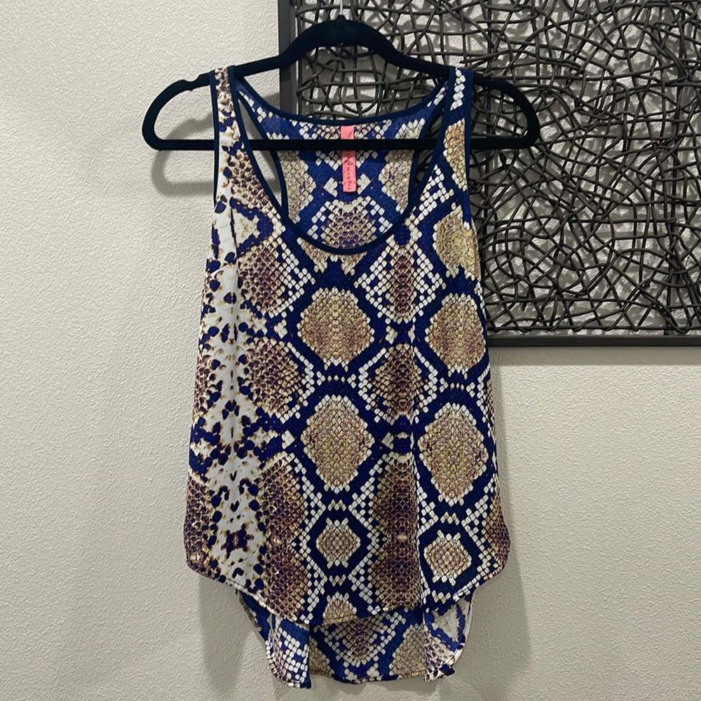 Stitch Fix Eight Sixty snake print top